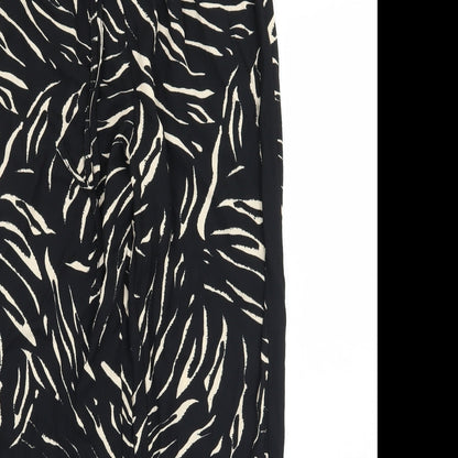 Womens UK Size 8 Marks and Spencer Regular Fit  Black Trousers