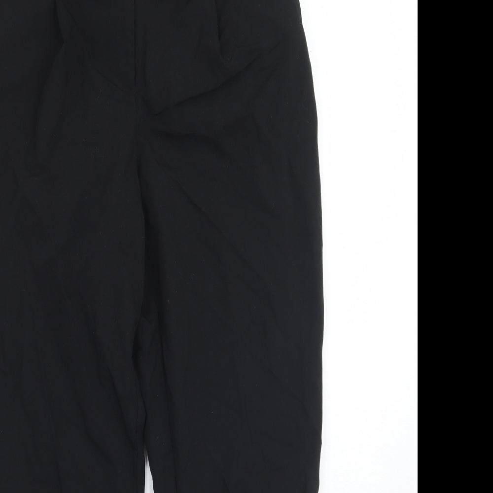 Womens UK Size 10 Dorothy Perkins Regular Fit  Black Trousers