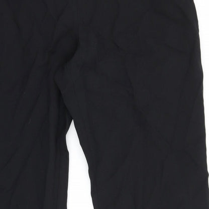 Womens UK Size 18 essence Regular Fit  Black Trousers