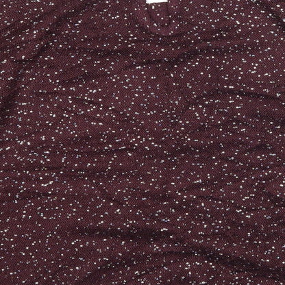 M&Co Womens Purple   Pullover Jumper Size 14