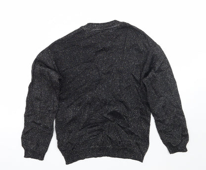 John Lewis Girls Black   Pullover Jumper Size 8 Years