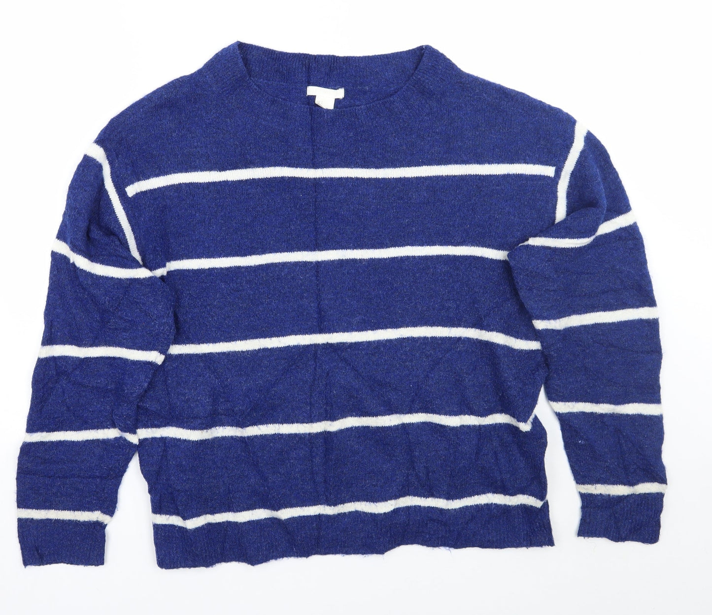 Womens UK Size S H&M Blue Pullover Jumper