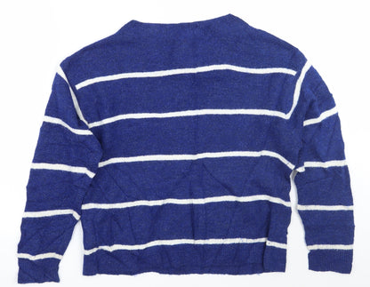Womens UK Size S H&M Blue Pullover Jumper