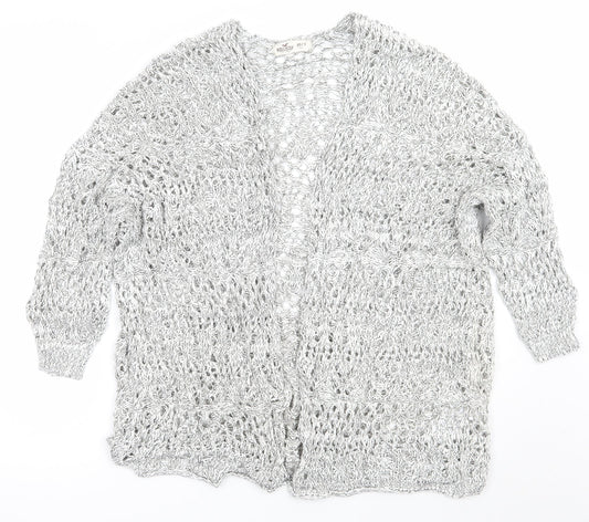 Womens UK Size XS Hollister Grey Cape Jumper