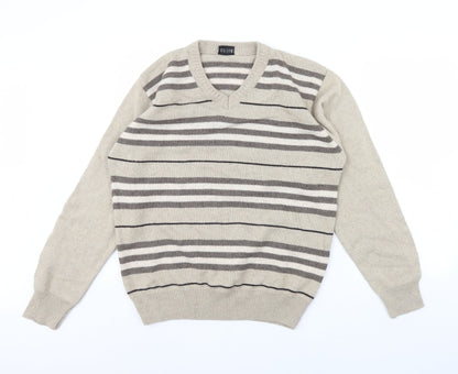 tee Mens Beige   Pullover Jumper Size M