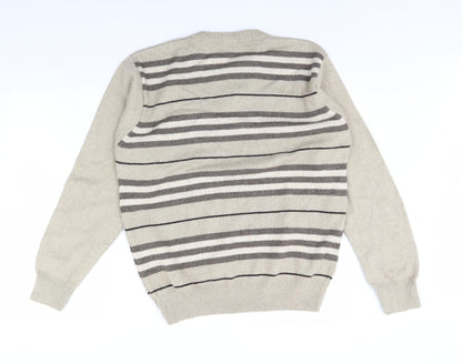 tee Mens Beige   Pullover Jumper Size M