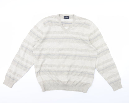 Womens UK Size L m&s Beige Pullover Jumper