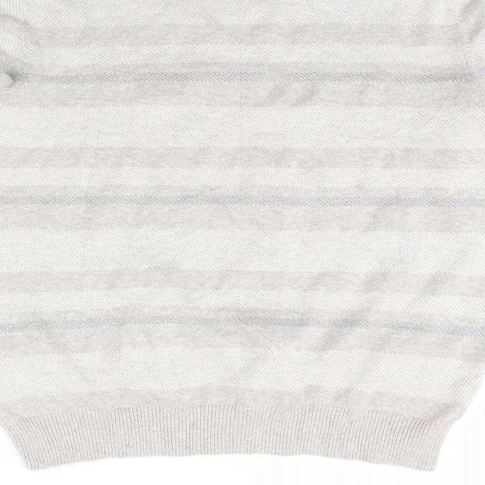 Womens UK Size L m&s Beige Pullover Jumper