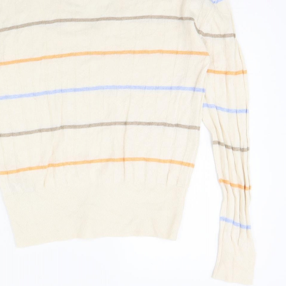 Womens UK Size S M&s Beige Pullover Jumper