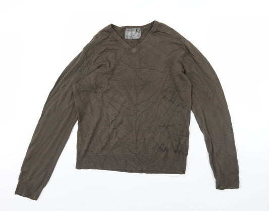 River Island Mens Green   Pullover Jumper Size L