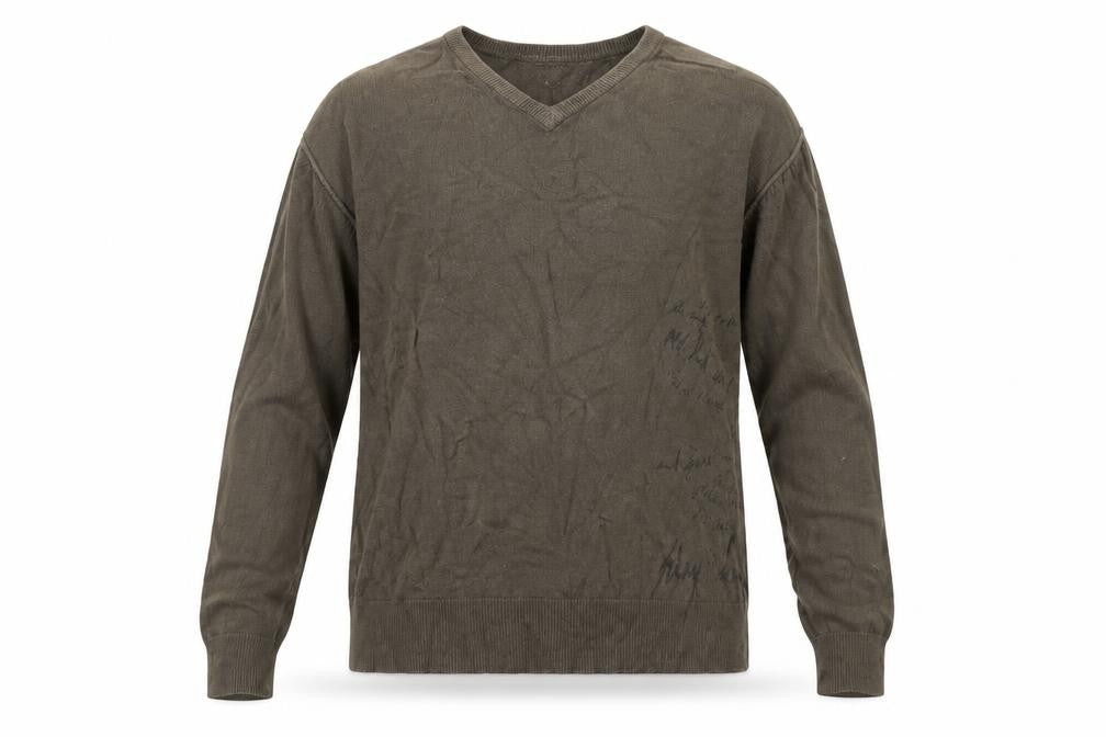 Mens UK Size L River Island Green Pullover Jumper
