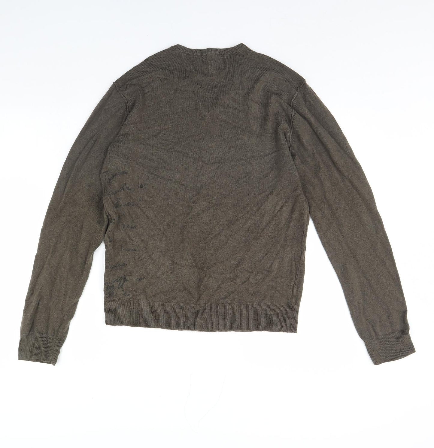 River Island Mens Green   Pullover Jumper Size L