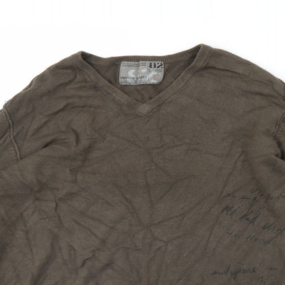 River Island Mens Green   Pullover Jumper Size L
