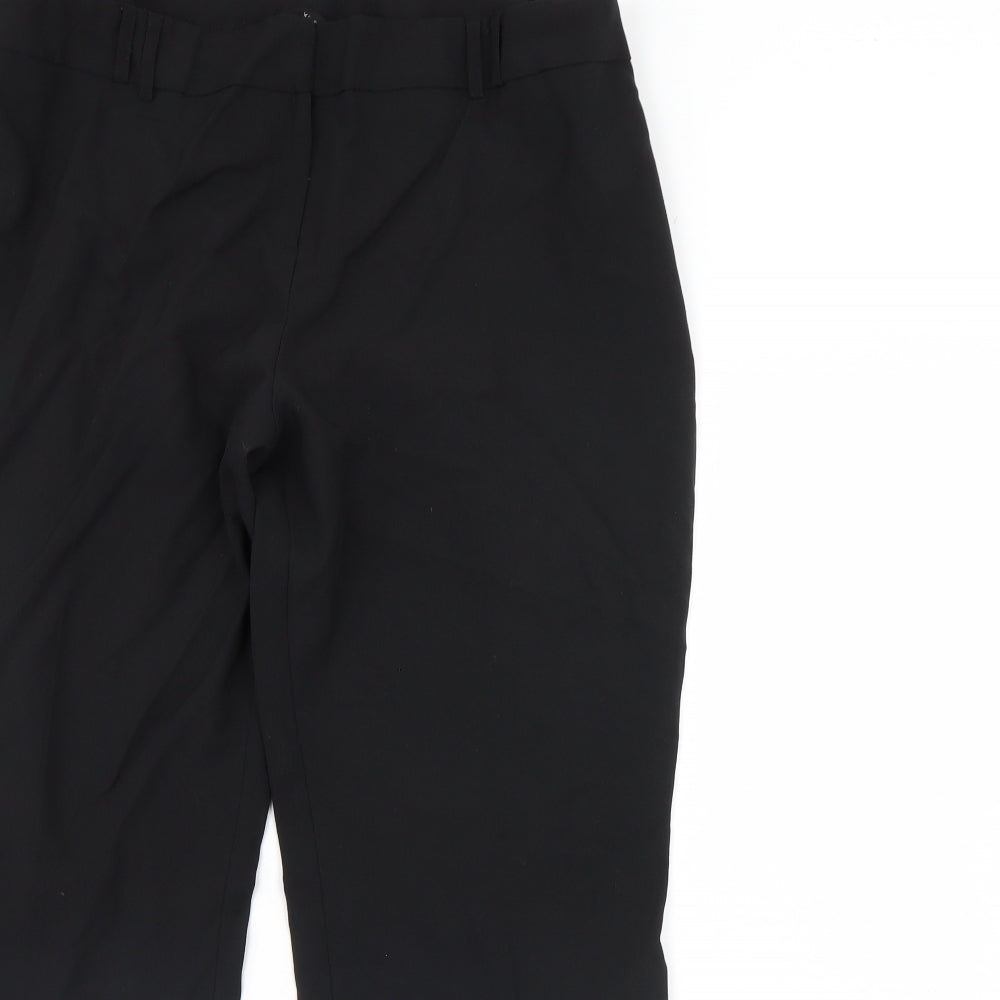Womens UK Size 18 Dorothy Perkins Regular Fit Dress Pants Black Trousers