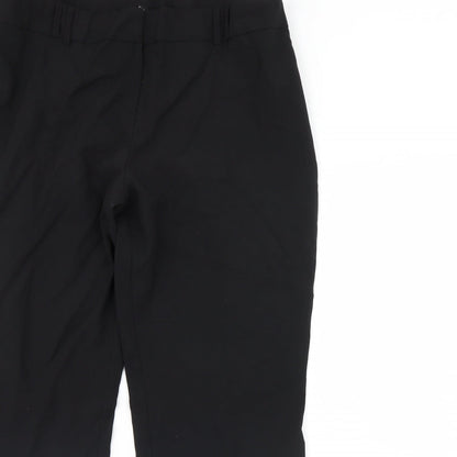 Womens UK Size 18 Dorothy Perkins Regular Fit Dress Pants Black Trousers
