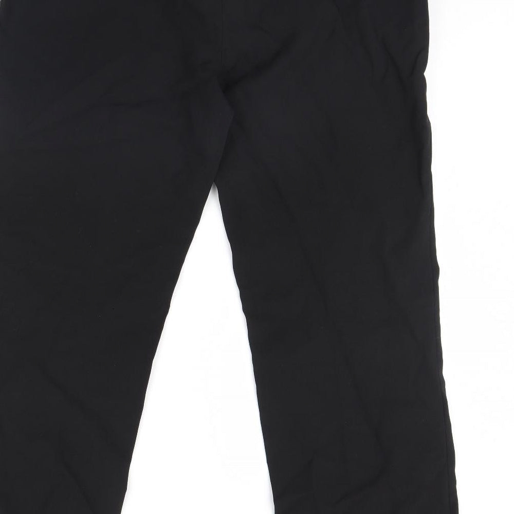 Womens UK Size 18 Dorothy Perkins Regular Fit Dress Pants Black Trousers