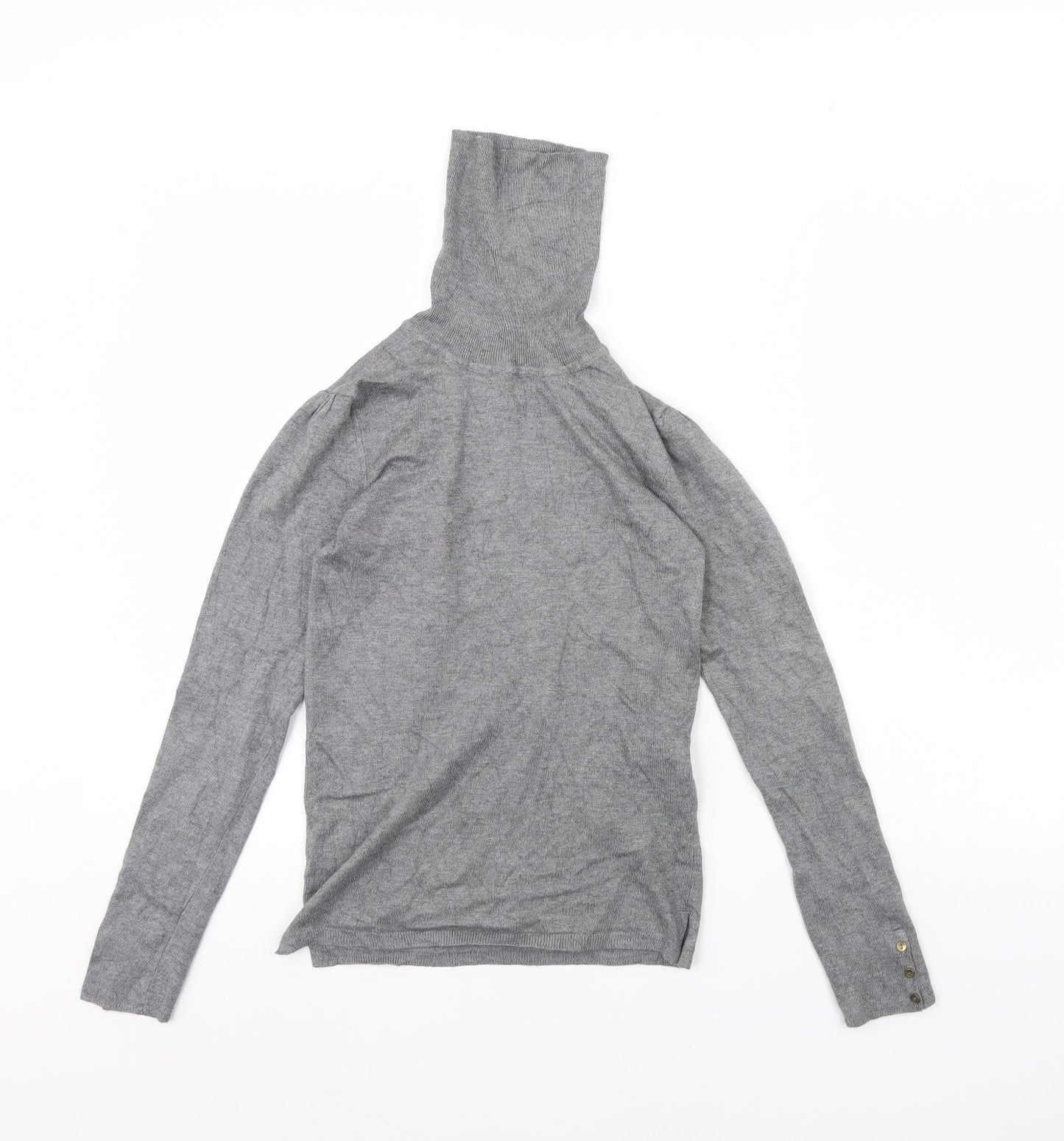 Basic Womens Grey   Pullover Jumper Size M