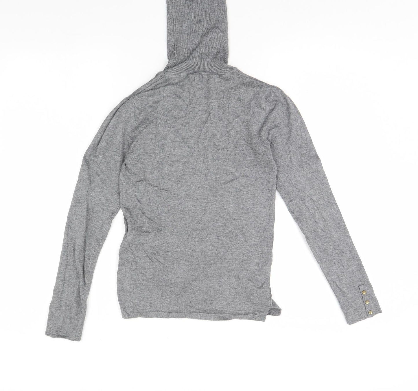 Basic Womens Grey   Pullover Jumper Size M