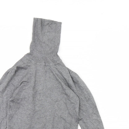 Basic Womens Grey   Pullover Jumper Size M