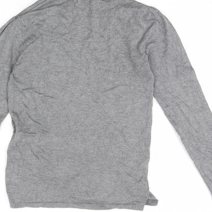Basic Womens Grey   Pullover Jumper Size M