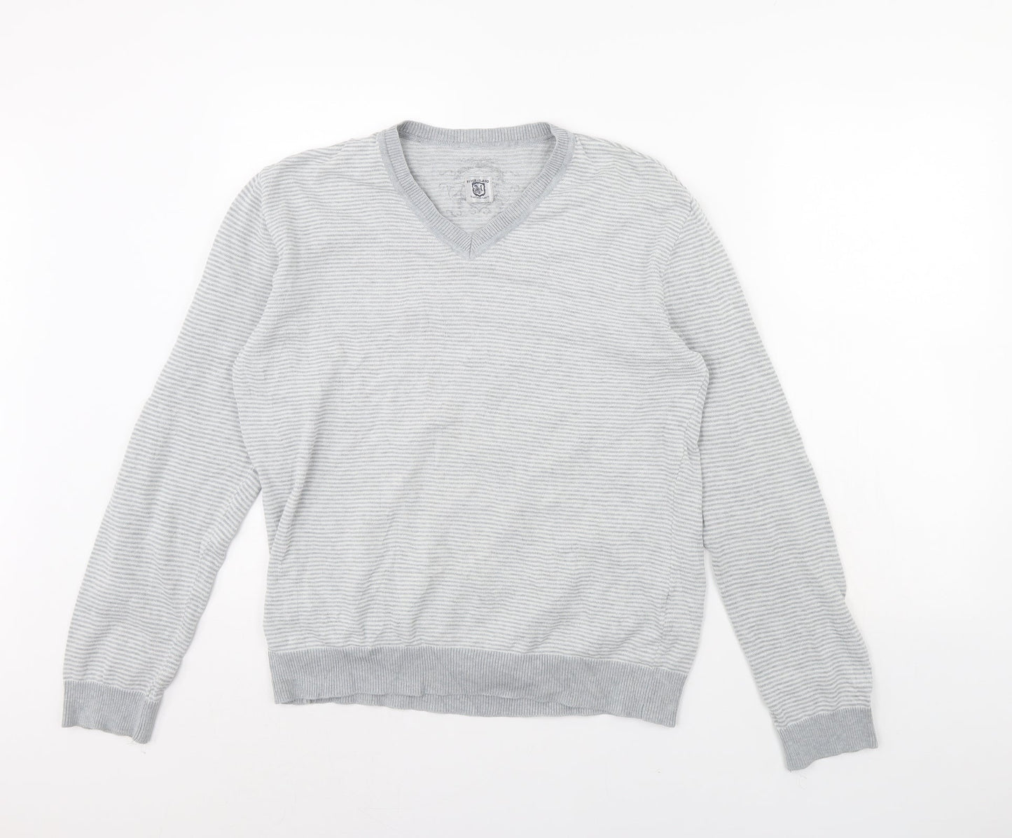 Womens UK Size M River Island Grey Pullover Jumper