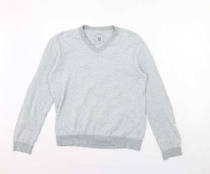 Womens UK Size M River Island Grey Pullover Jumper