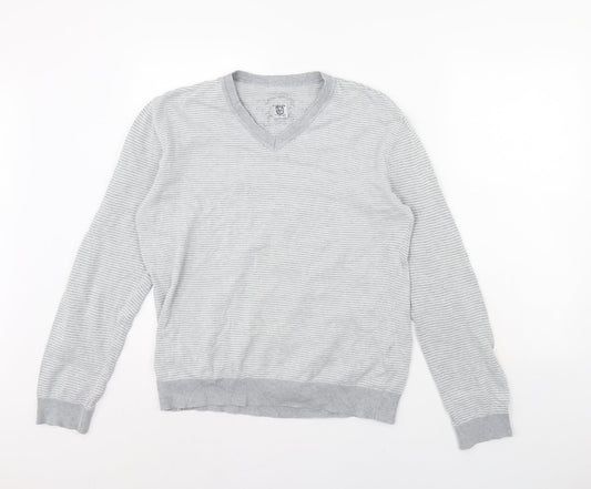 Womens UK Size M River Island Grey Pullover Jumper