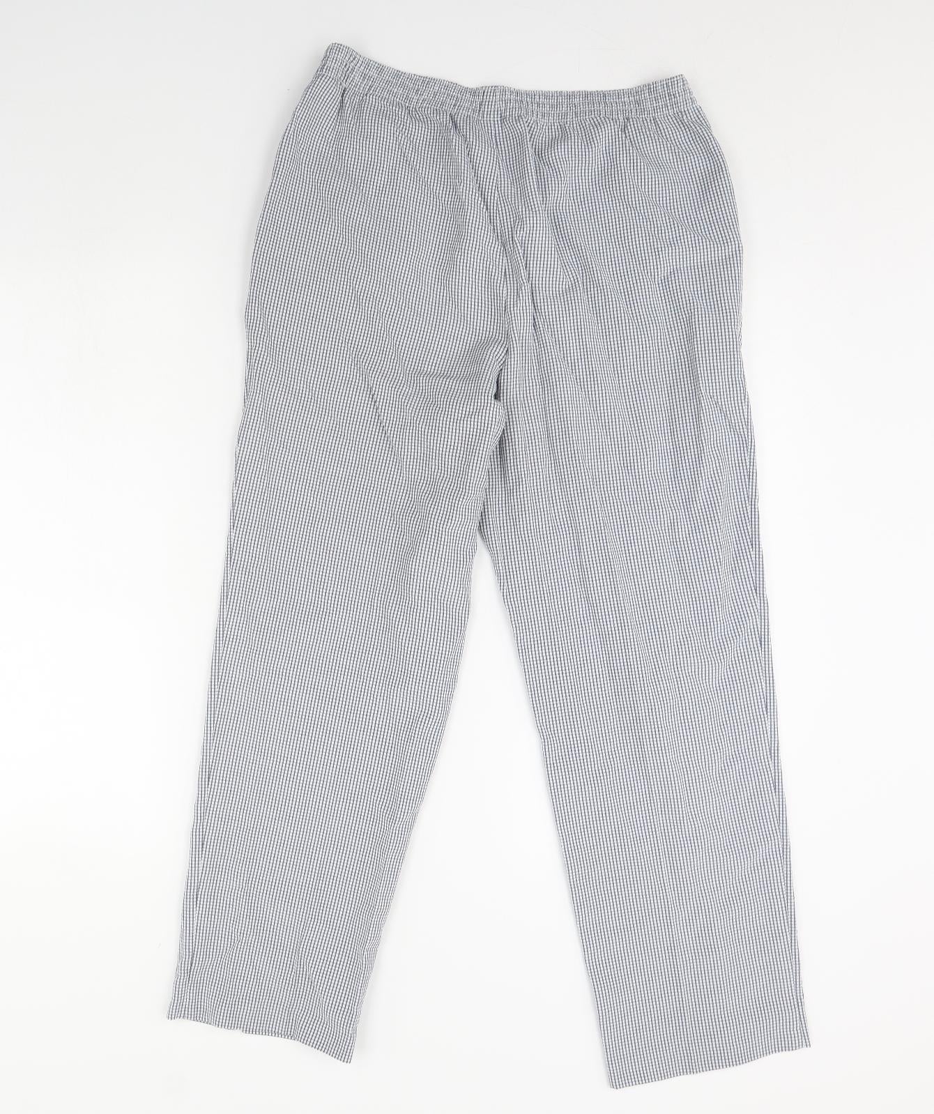 Womens UK Size 12 M&S Regular Fit  Blue Trousers