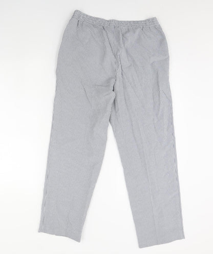 Womens UK Size 12 M&S Regular Fit  Blue Trousers