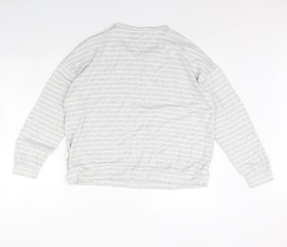 Primark Womens Grey Striped  Pullover Jumper Size 12