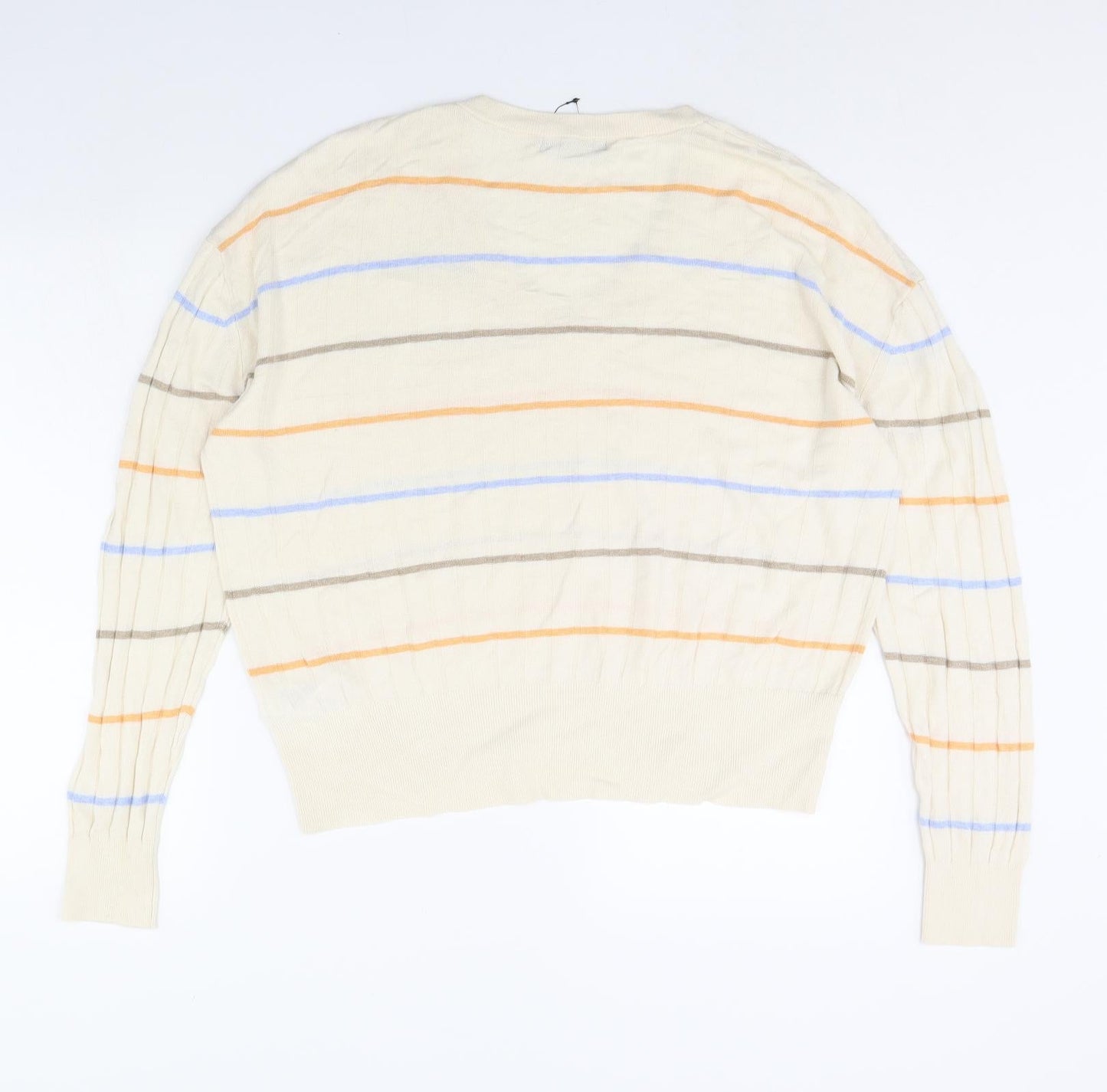 Womens UK Size XL m&s Beige Pullover Jumper