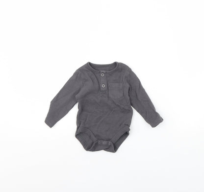 TU Baby Grey   Babygrow One-Piece Size 3-6 Months