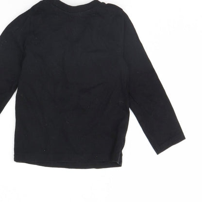 Rebel Baby Black   Basic T-Shirt Size 12 Months  - my dad is the best