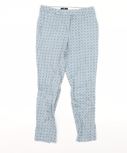 Womens UK Size 6 H&M Regular Fit  Blue Trousers