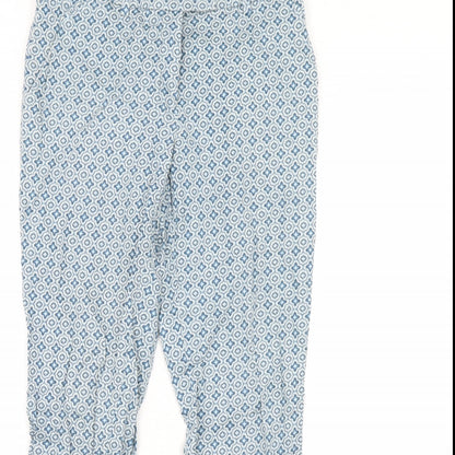 Womens UK Size 6 H&M Regular Fit  Blue Trousers