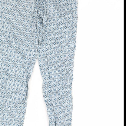 Womens UK Size 6 H&M Regular Fit  Blue Trousers