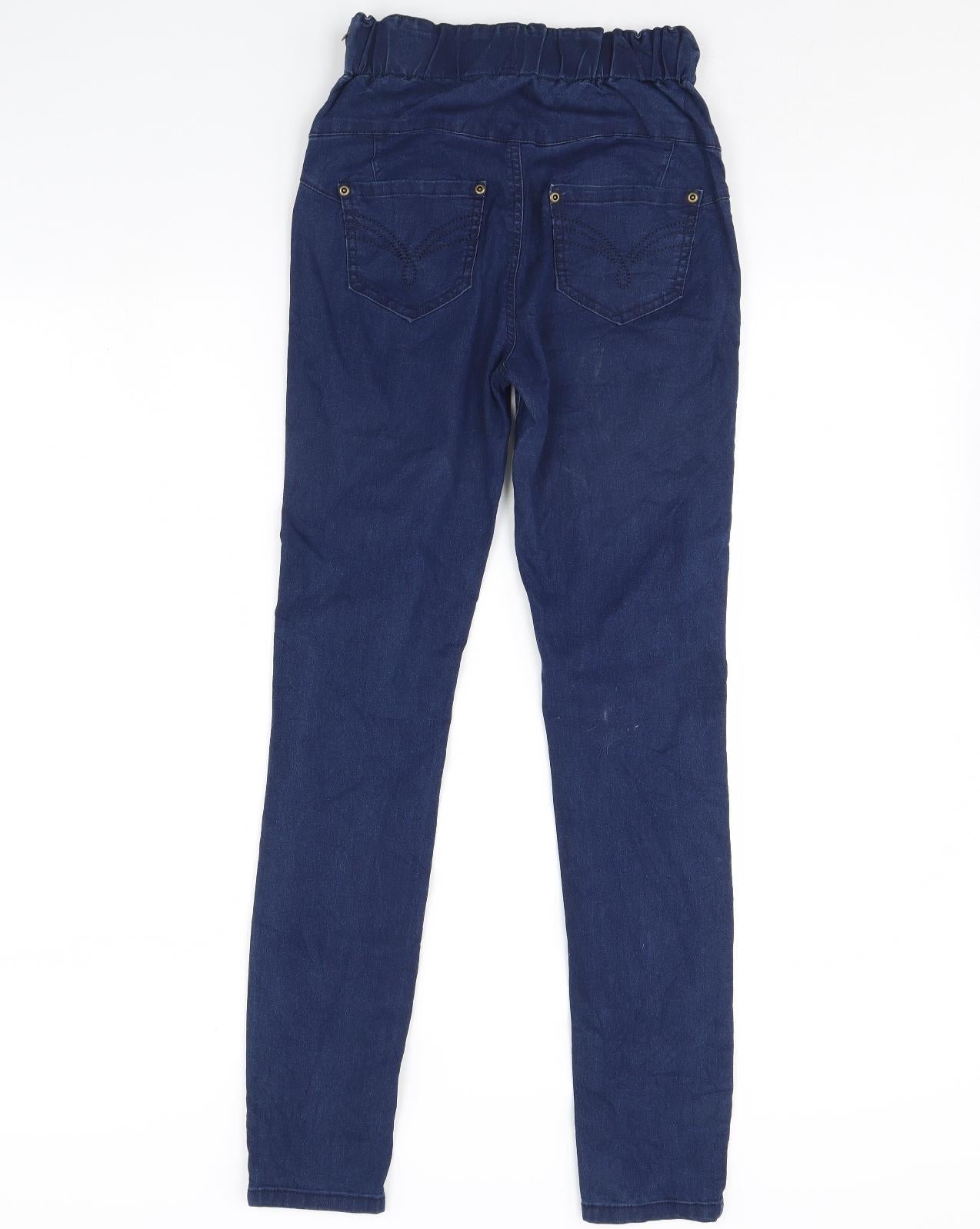 Avon Womens Blue  Denim Skinny Jeans Size 6 L29 in