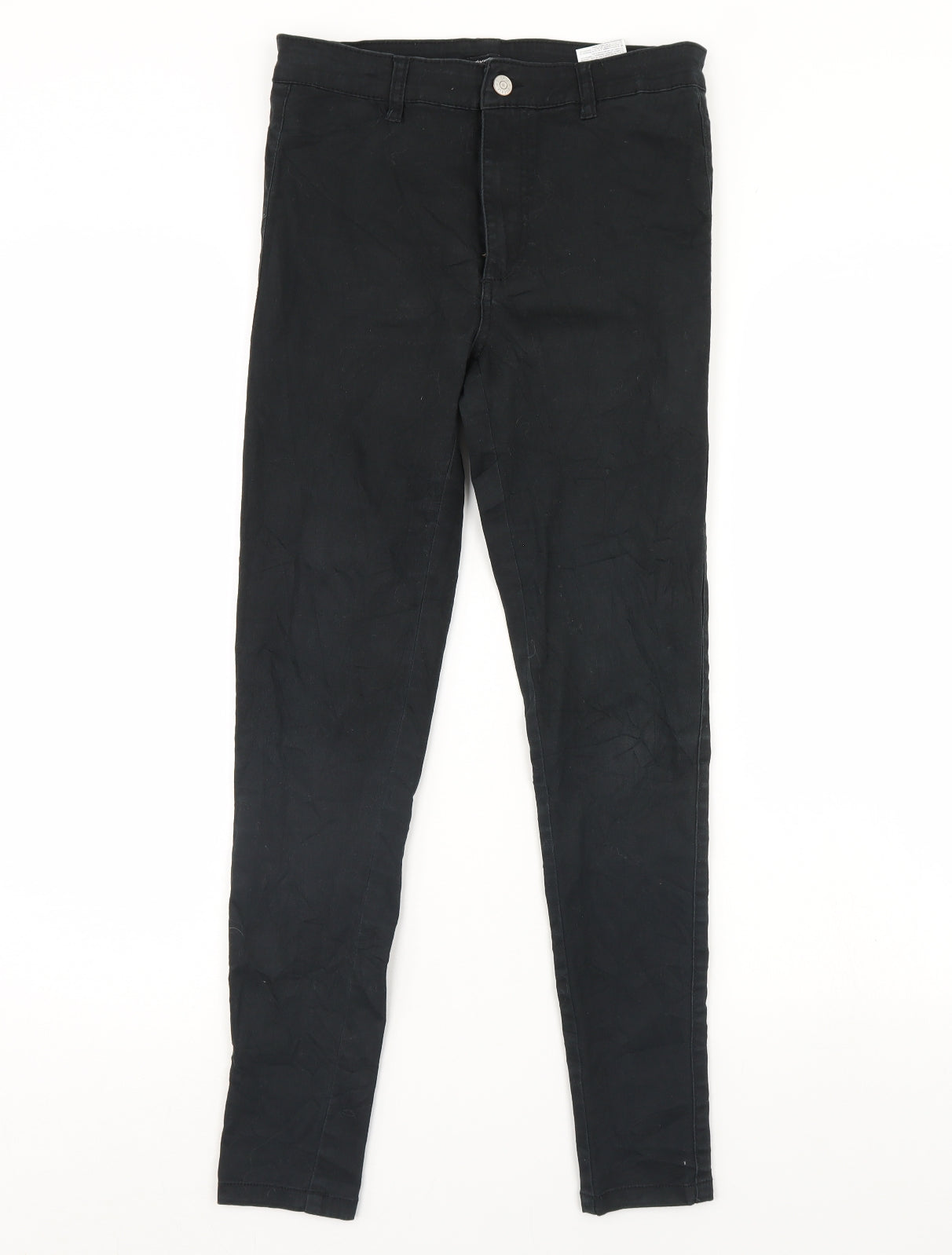 Womens UK Size 10 Diverse Regular Fit Skinny Black Jeans