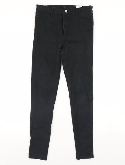Womens UK Size 10 Diverse Regular Fit Skinny Black Jeans