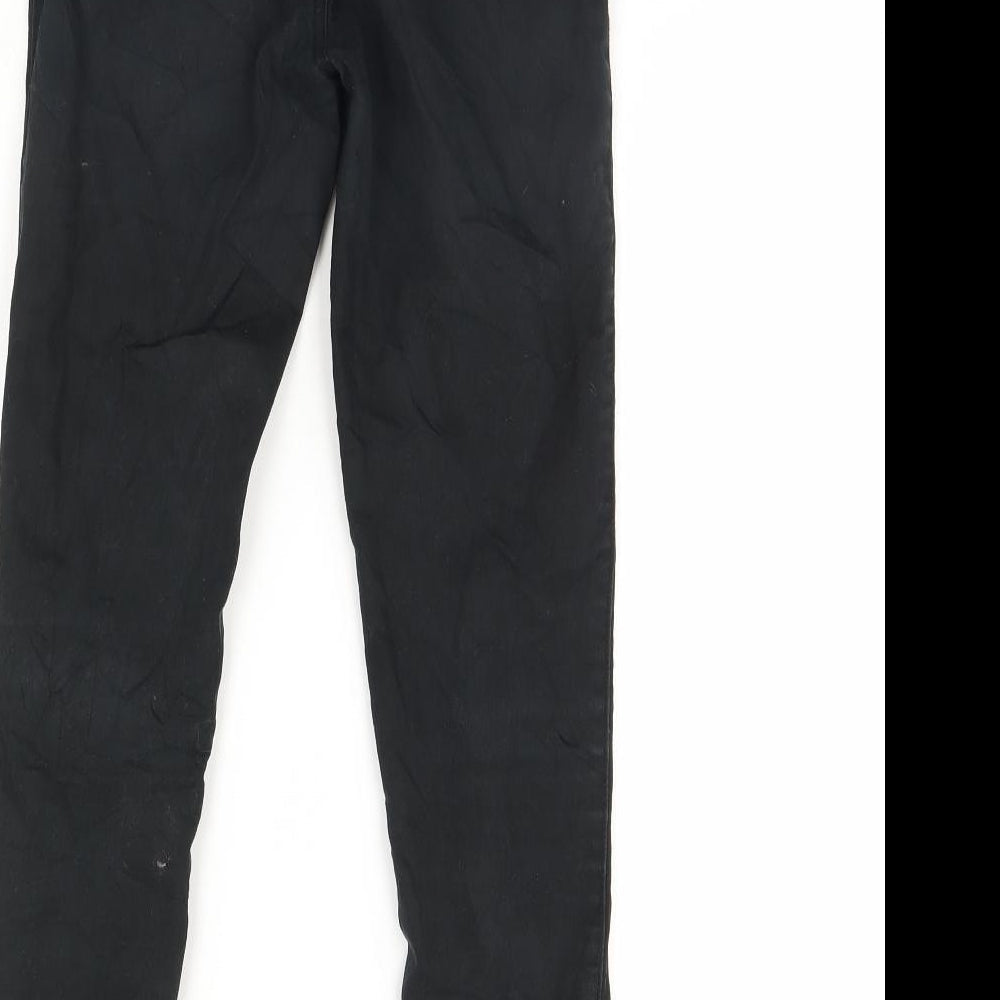 Womens UK Size 10 Diverse Regular Fit Skinny Black Jeans