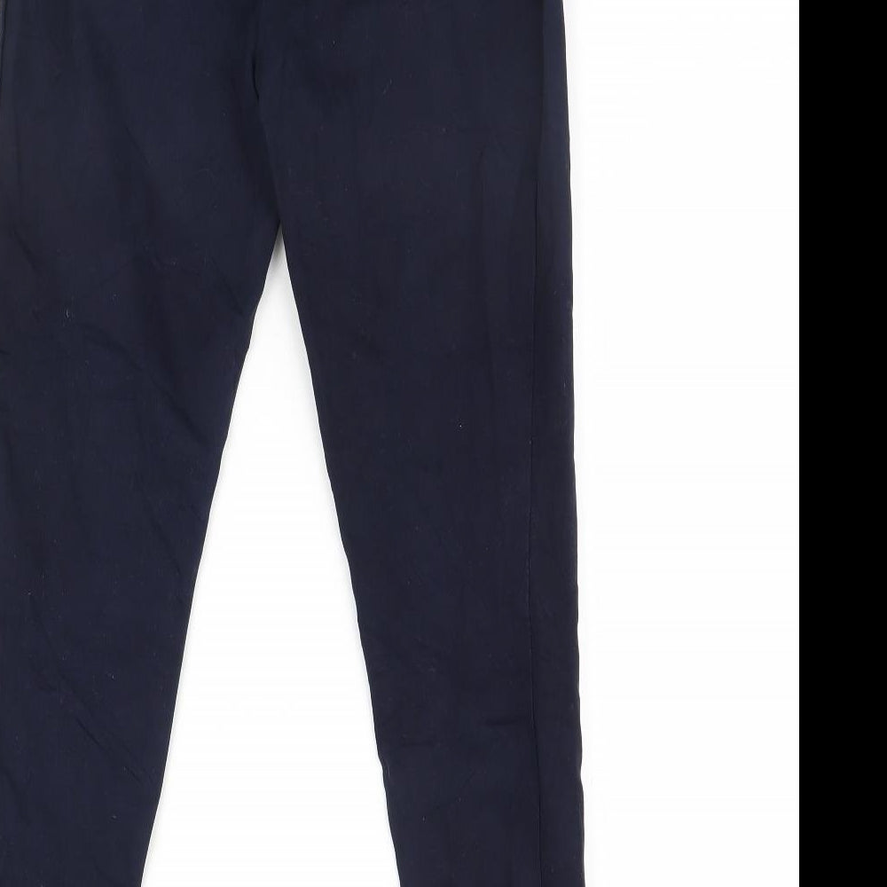Womens UK Size 8 RESERVED Regular Fit Dress Pants Blue Trousers