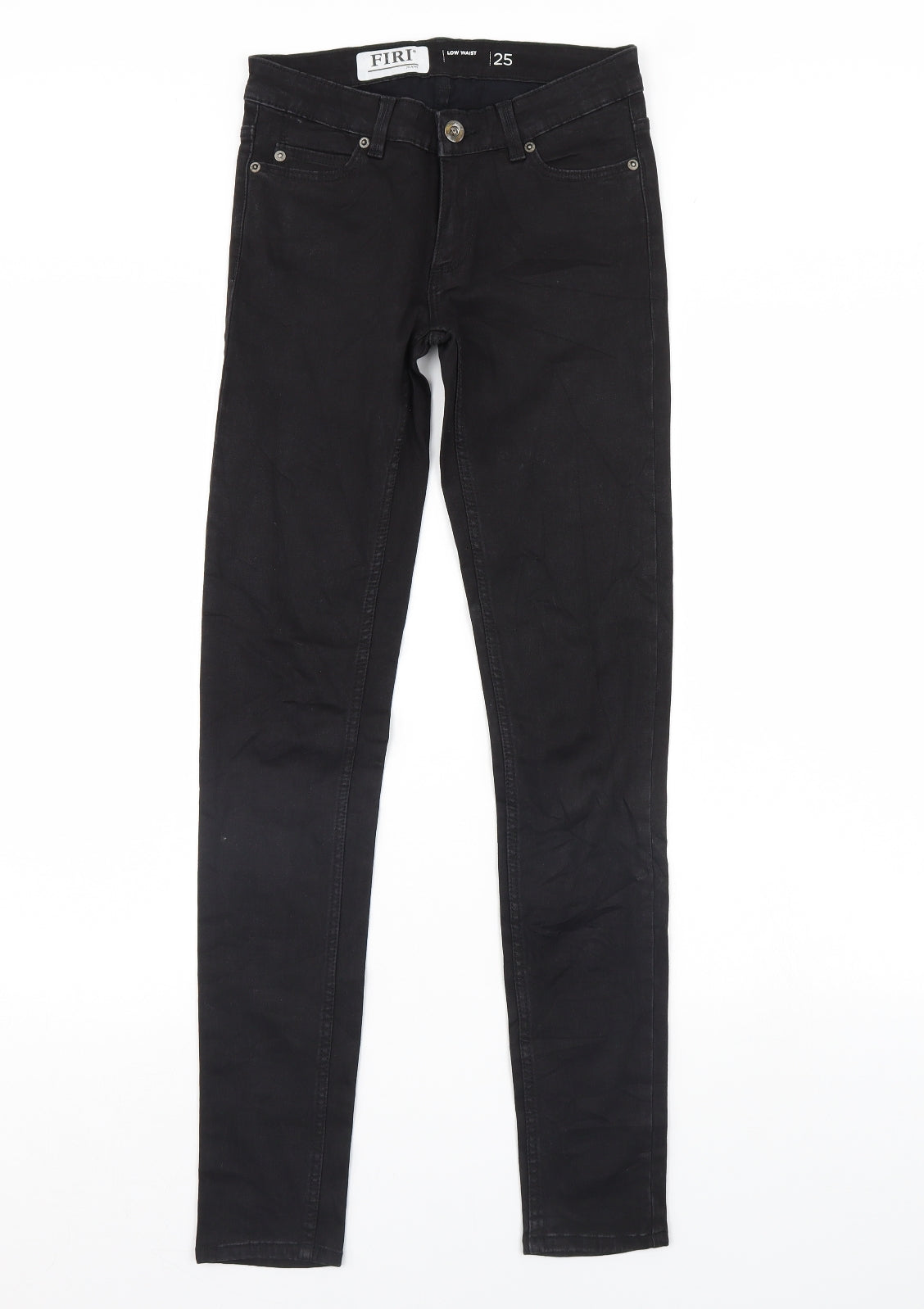 firi Womens Black  Denim Skinny Jeans Size 26 in L30 in