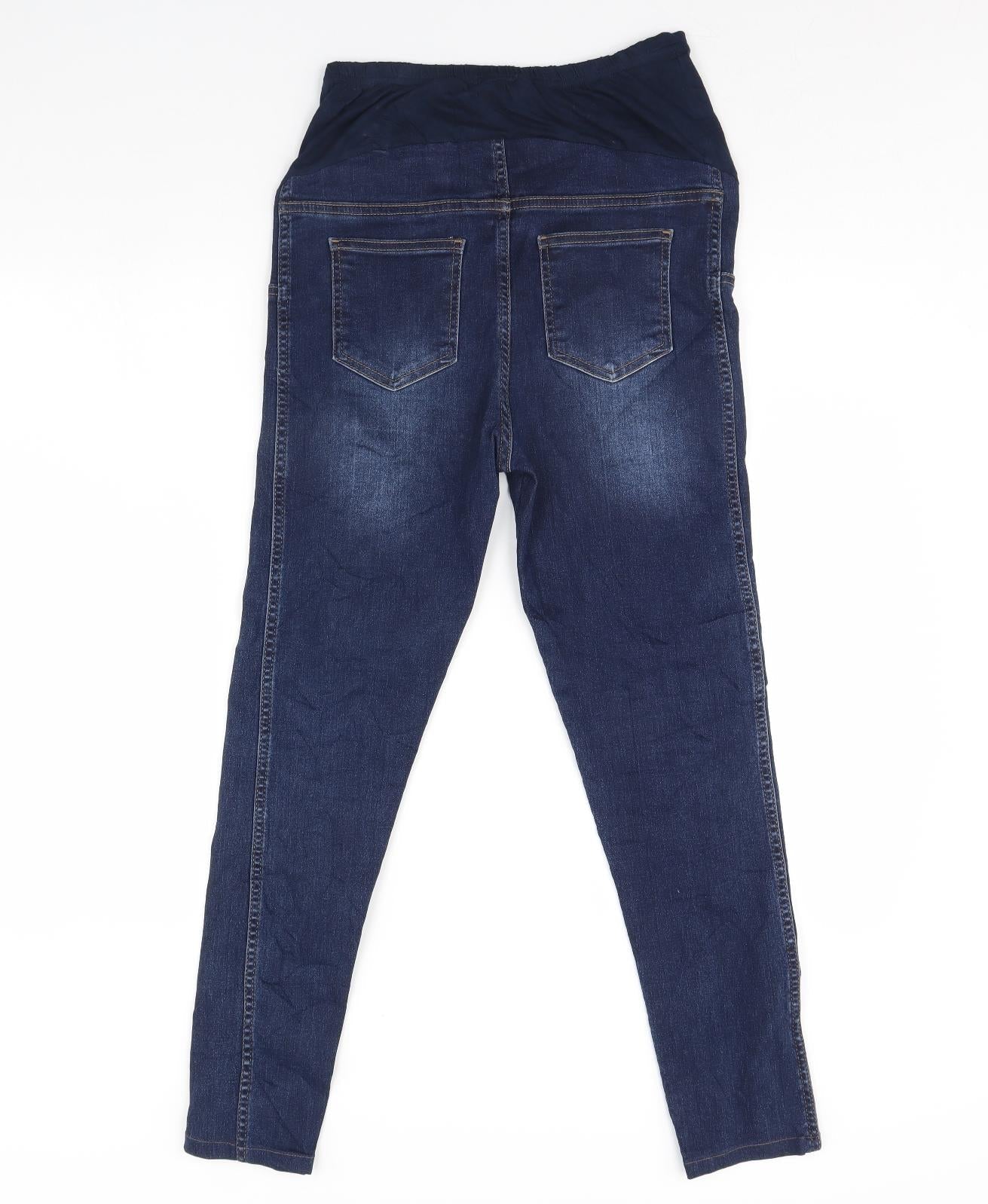 zente Womens Blue  Denim Skinny Jeans Size S L27 in