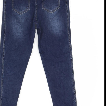 zente Womens Blue  Denim Skinny Jeans Size S L27 in