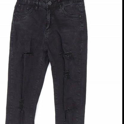 Redseventy Womens Black  Denim Skinny Jeans Size M L28 in