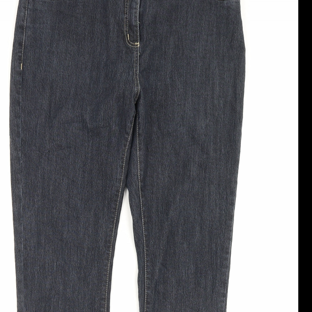 jenson Womens Blue  Denim Straight Jeans Size 36 in L33 in