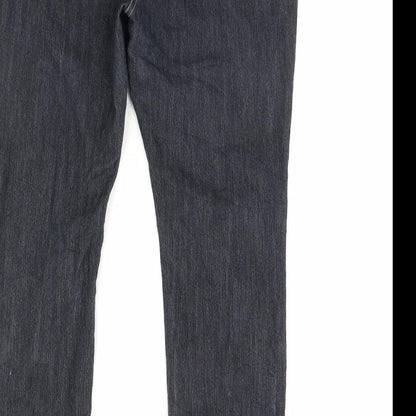 jenson Womens Blue  Denim Straight Jeans Size 36 in L33 in