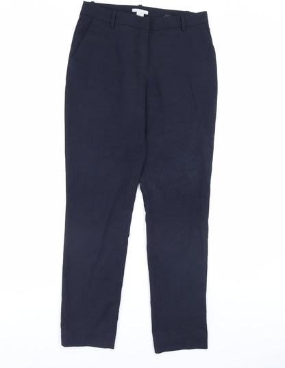 Womens UK Size 6 H&M Regular Fit Dress Pants Blue Trousers