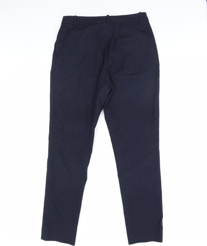 Womens UK Size 6 H&M Regular Fit Dress Pants Blue Trousers