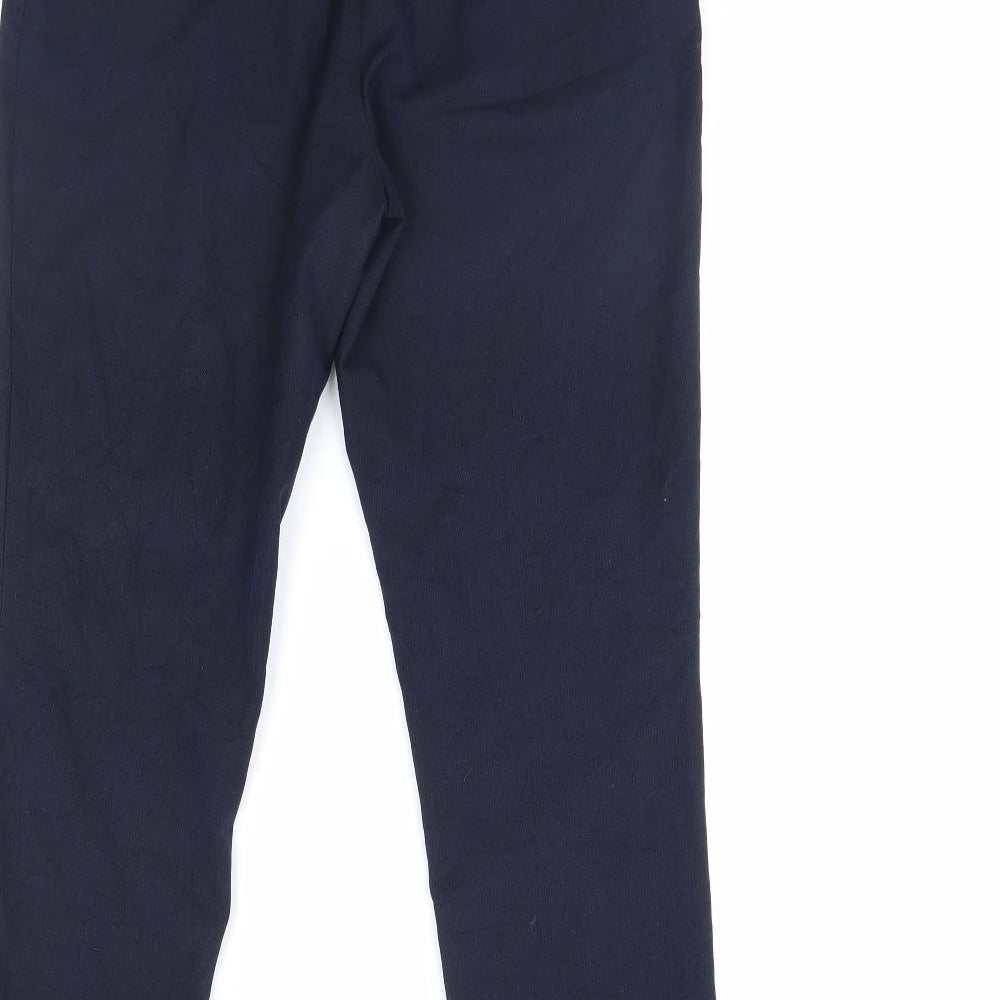 Womens UK Size 6 H&M Regular Fit Dress Pants Blue Trousers